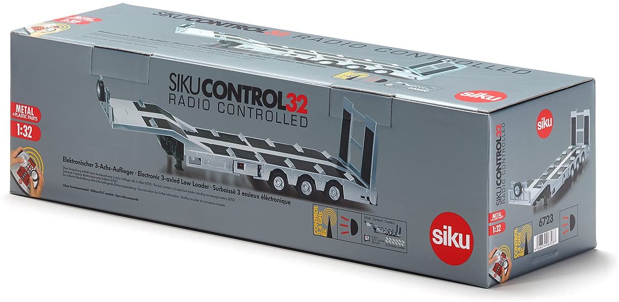 SIKU 6721 CONTROL 32 R/C MAN Truck-Trailer. Black Colour