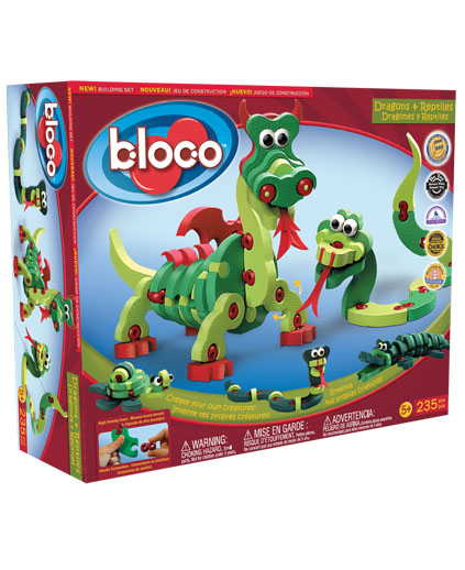 Bloco Toys Mandrill-Bausatz – 53-teiliges Konstruktionsspielzeug Aus Schaumstoff