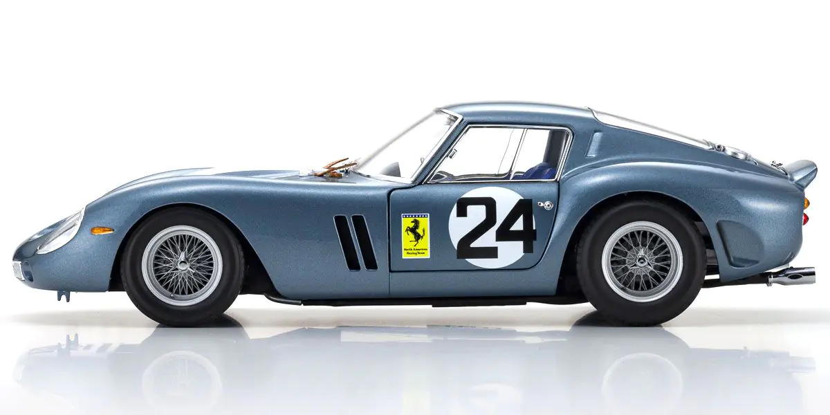 KYOSHO ORIGINAL 1/18scale FERRARI 250GTO 1962 SEBRING (BLUE) - Image 5