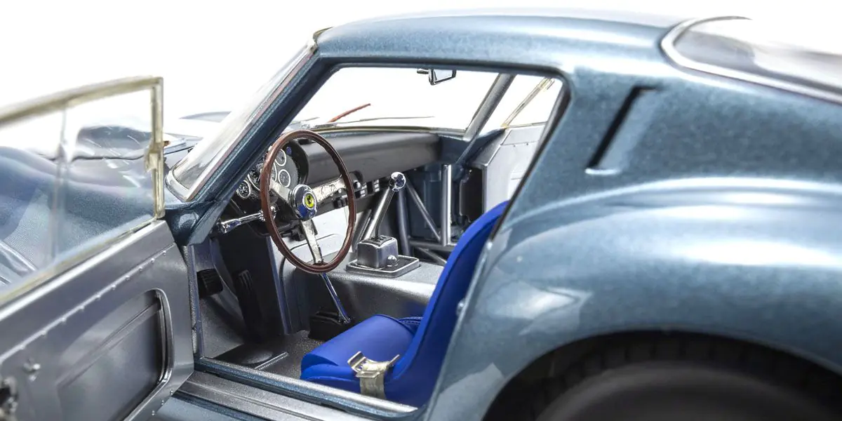 KYOSHO ORIGINAL 1/18scale FERRARI 250GTO 1962 SEBRING (BLUE) - Image 3