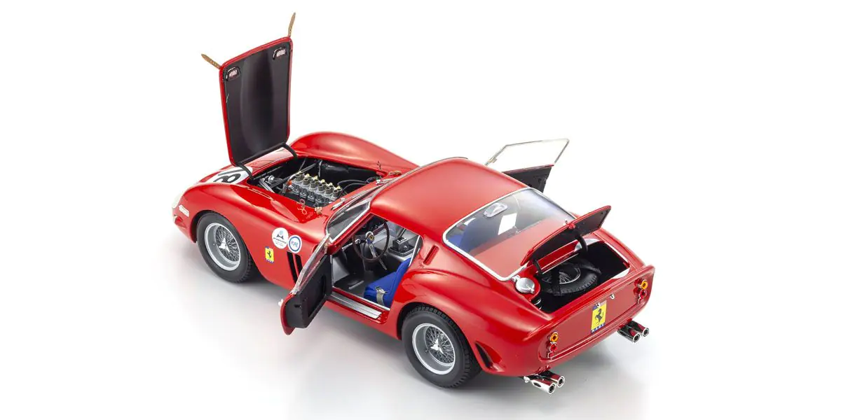 KYOSHO ORIGINAL 1/18scale FERRARI 250GT0 1963 DAYTONA 3H (RED) - Image 5