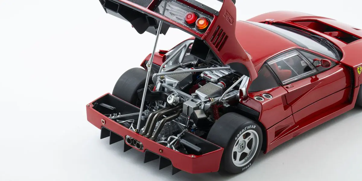 KYOSHO 1/12 FERRARI F40 COMPETIZIONE (RED) - Image 8
