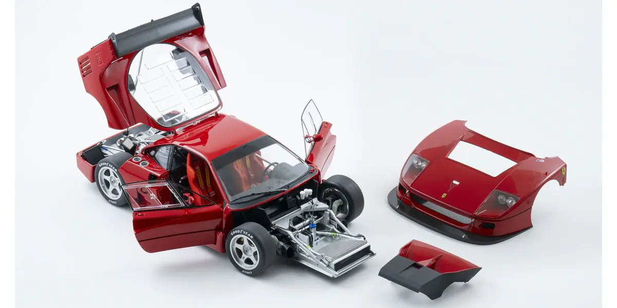 KYOSHO 1/12 FERRARI F40 COMPETIZIONE (RED) - Image 9