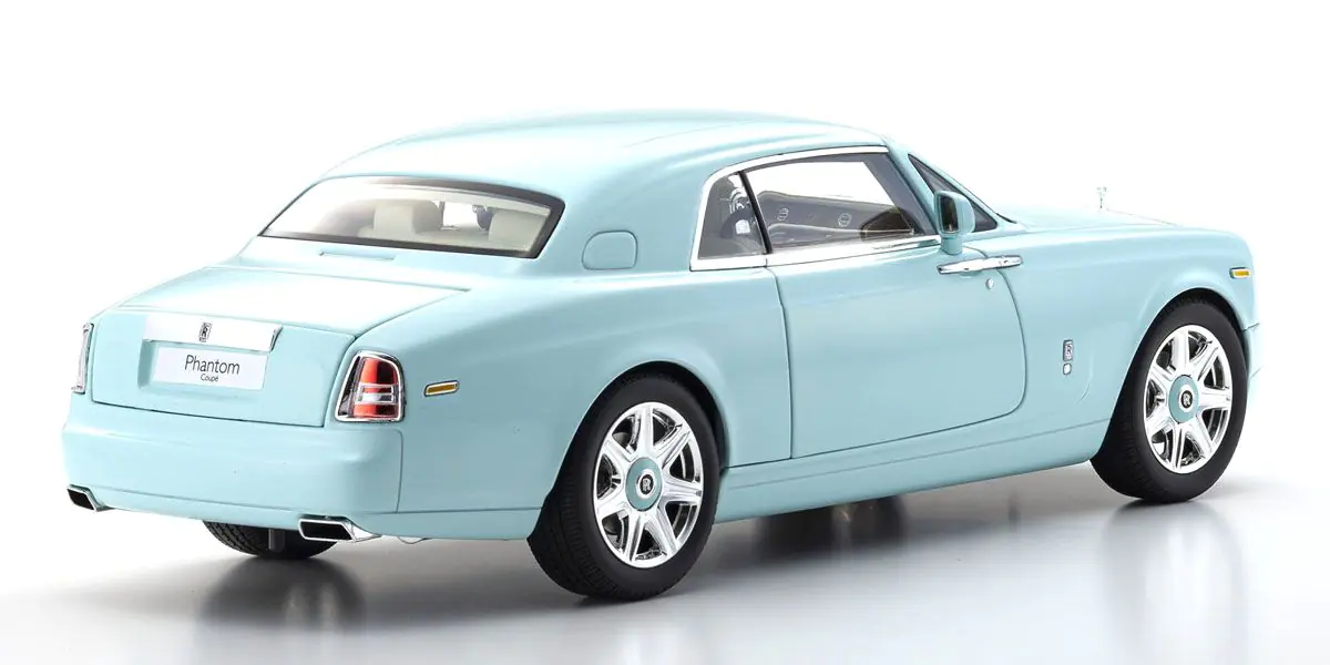 KYOSHO ORIGINAL 1/18scale Rolls Royce Phantom Coupe Turquoise - Image 9