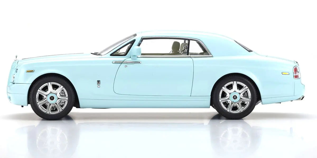 KYOSHO ORIGINAL 1/18scale Rolls Royce Phantom Coupe Turquoise - Image 10