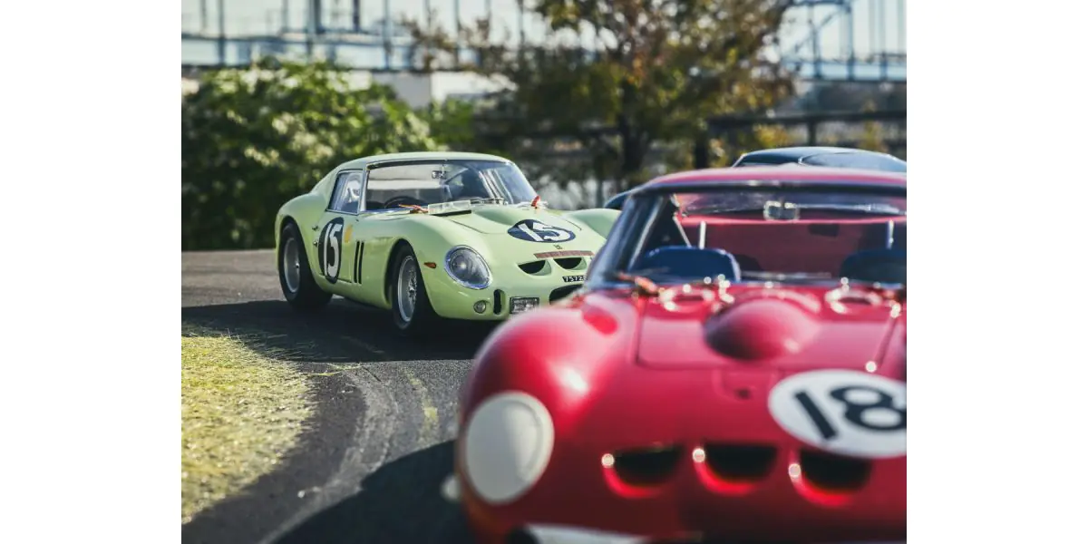 KYOSHO ORIGINAL 1/18scale FERRARI 250GT0 1963 DAYTONA 3H (RED) - Image 9